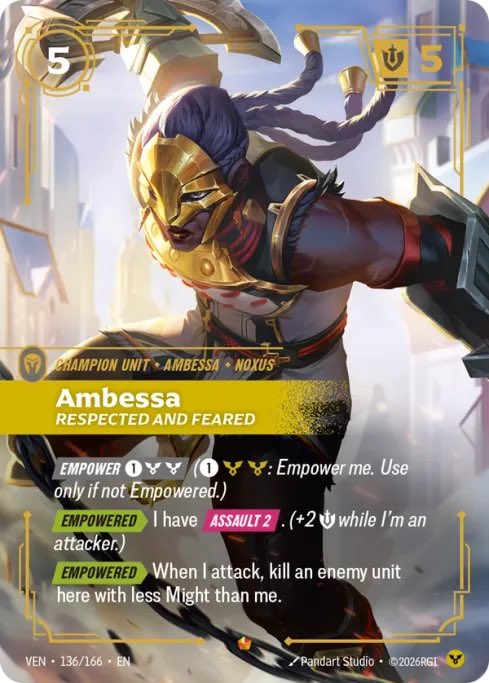 Ambessa#Respected and Feared